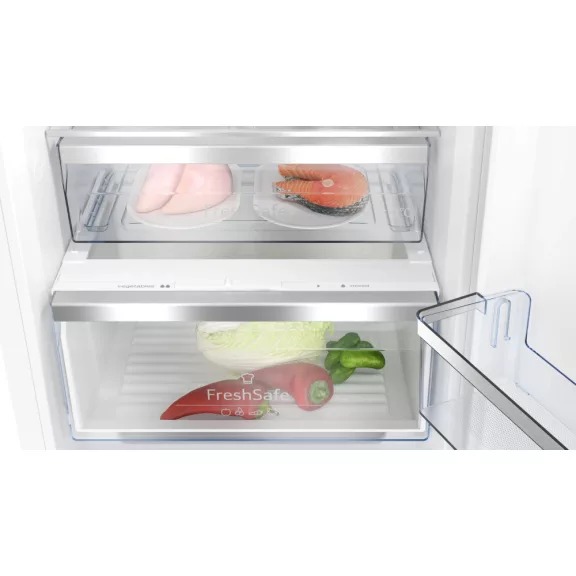 NEFF KI7863DD0 N70 Beépíthető kombinált alulfagyasztós hűtőszekrény | NoFrost | 188/67 l | 177.2 cm magas | 55.8 cm széles