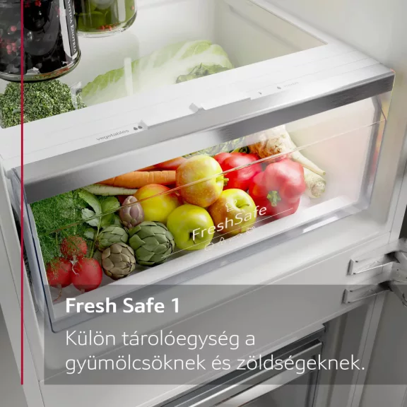 NEFF KI7863DD0 N70 Beépíthető kombinált alulfagyasztós hűtőszekrény | NoFrost | 188/67 l | 177.2 cm magas | 55.8 cm széles