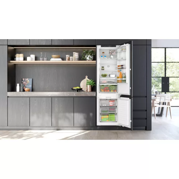 BOSCH KIN96ADC0 Serie|6 Beépíthető kombinált alulfagyasztós hűtőszekrény