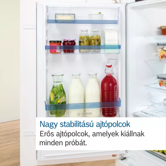 BOSCH KIN96VFD0 Serie|4 Beépíthető kombinált alulfagyasztós hűtőszekrény