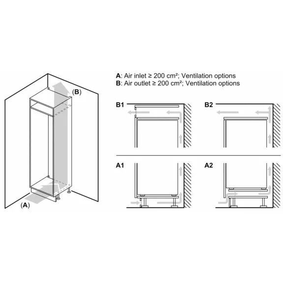 BOSCH KIR81ADC0 Serie|6 Beépíthető hűtőszekrény