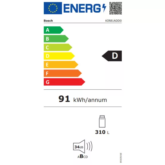 BOSCH KIR81ADD0 Serie|6 Beépíthető hűtőszekrény