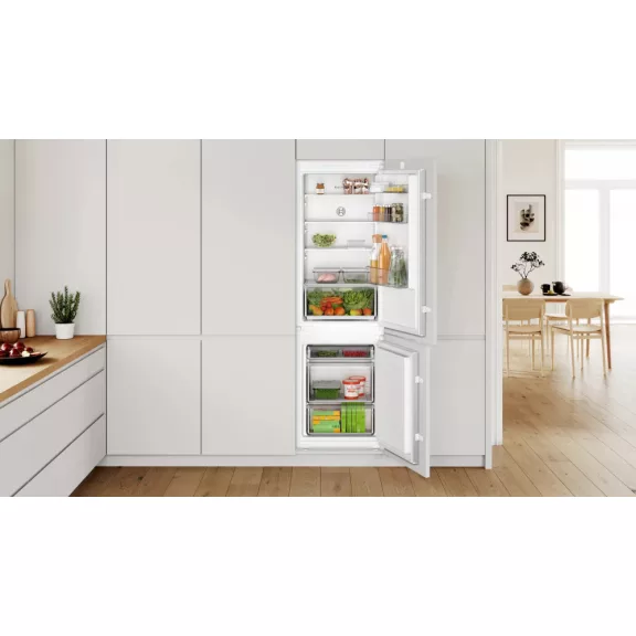 BOSCH KIV865SE0 Serie|2 Beépíthető kombinált alulfagyasztós hűtőszekrény