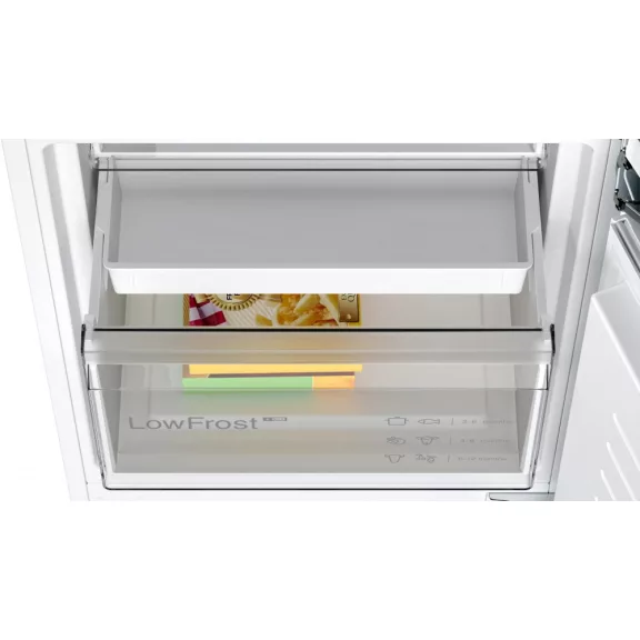 BOSCH KIV87VFE0 Serie|4 Beépíthető kombinált alulfagyasztós hűtőszekrény