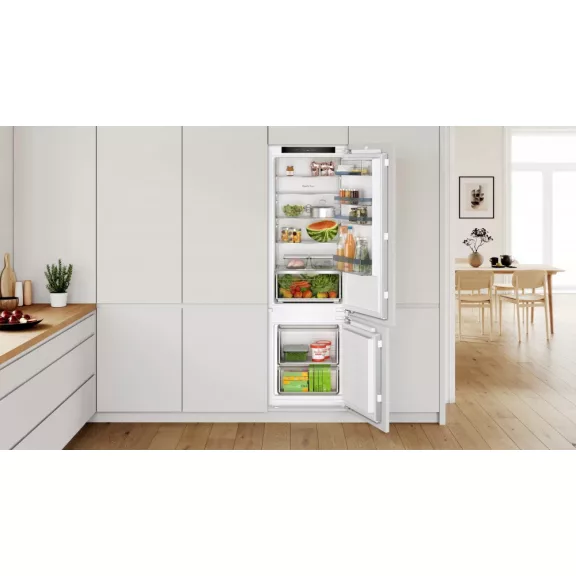 BOSCH KIV87VFE0 Serie|4 Beépíthető kombinált alulfagyasztós hűtőszekrény
