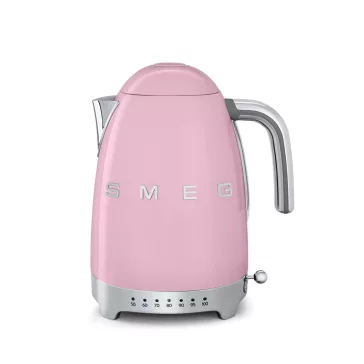   SMEG VÍZFORRALÓ, retro, állítható hőmérséklet, rózsaszín