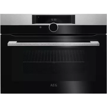   AEG KMK968000M CombiQuick Beépíthető kompakt sütő | TFT | 43l | Wifi | Inox