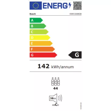 BOSCH KWK16ABGB Serie|6 Szabadonálló borhűtő