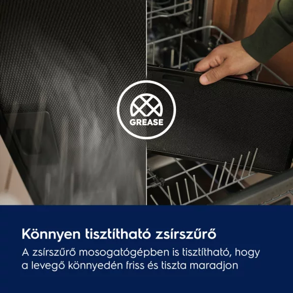 Electrolux LFV216K 300 ExtractionTech Kürtős páraelszívó | 60cm | Fekete