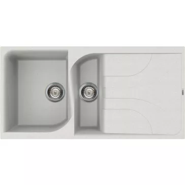   ELLECI - Gránit mosogatótálca Ego 475 G52 Bianco Pietra - Kifutó termék!