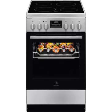   Electrolux LKR540267X Kerámialapos tűzhely BBQ grillnyárssal | Inox