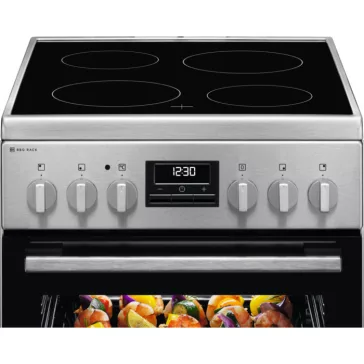  Electrolux LKR540267X Kerámialapos tűzhely BBQ grillnyárssal | Inox