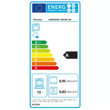 Electrolux LKR64022AX Elektromos tűzhely | Inox
