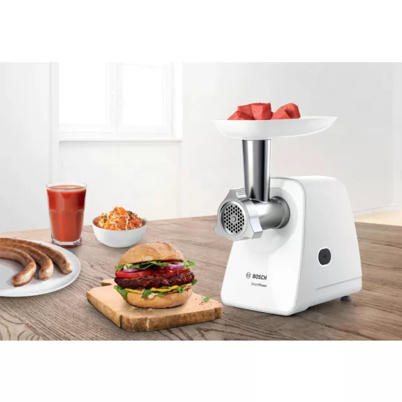 BOSCH MFW2520W SmartPower húsdaráló | 1500 W | Fehér