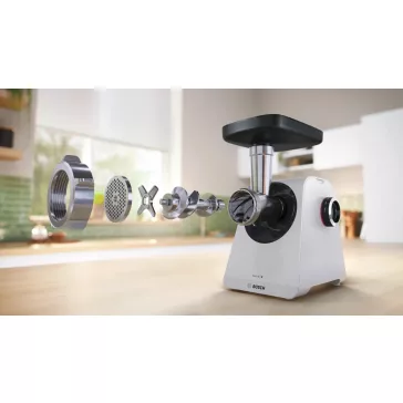   BOSCH MFWS420W MultiPower húsdaráló | 1900 W | Fehér/Fekete
