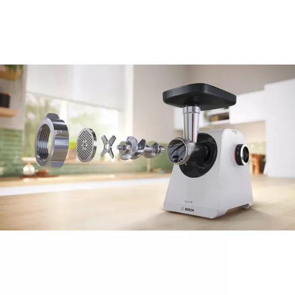 BOSCH MFWS420W MultiPower húsdaráló | 1900 W | Fehér/Fekete