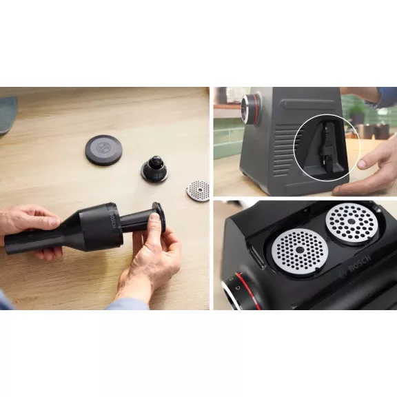 BOSCH MFWS650B MultiPower húsdaráló | 2100 W | Fekete/Ezüst