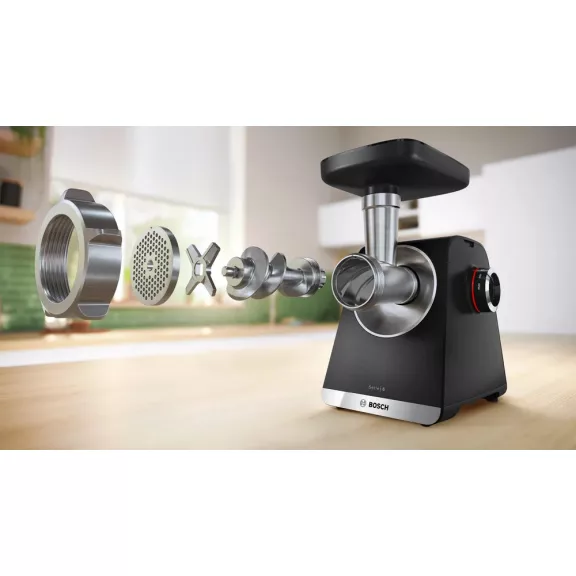 BOSCH MFWS650B MultiPower húsdaráló | 2100 W | Fekete/Ezüst