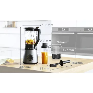 BOSCH MMB6177S Serie|4 Turmix | VitaPower | 1200 W | Ezüst