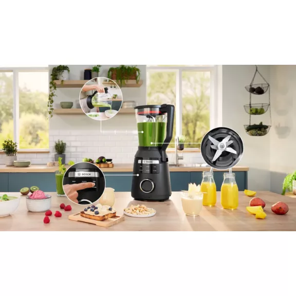 BOSCH MMB6652B VitaPower Serie|6 turmixgép | 1800 W | 6 automata program | fekete