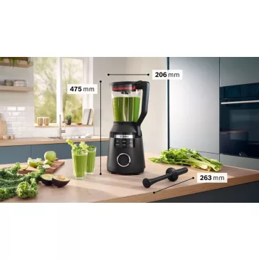   BOSCH MMB6652B VitaPower Serie|6 turmixgép | 1800 W | 6 automata program | fekete