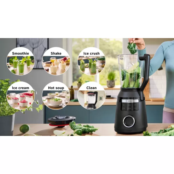 BOSCH MMB6652B VitaPower Serie|6 turmixgép | 1800 W | 6 automata program | fekete