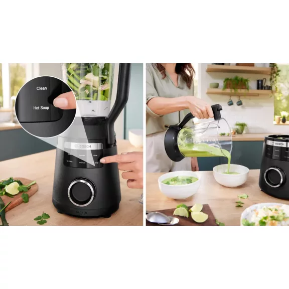 BOSCH MMB6652B VitaPower Serie|6 turmixgép | 1800 W | 6 automata program | fekete