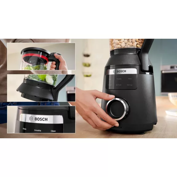 BOSCH MMB6652B VitaPower Serie|6 turmixgép | 1800 W | 6 automata program | fekete