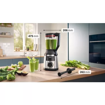   BOSCH MMB6762M VitaPower Serie|6 turmixgép | 1800 W | 6 automata program | időzítő | fekete