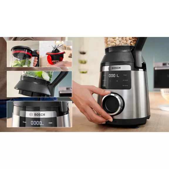 BOSCH MMB6762M VitaPower Serie|6 turmixgép | 1800 W | 6 automata program | időzítő | fekete