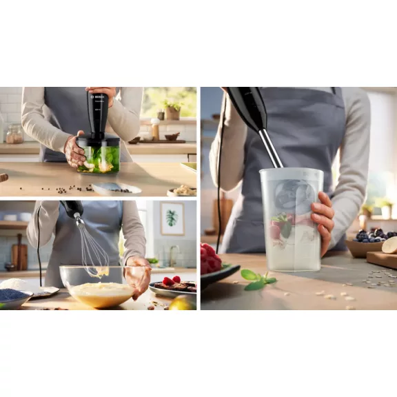 BOSCH MSM2650B Botmixer | CleverMixx | 600 W | Fekete/antracit