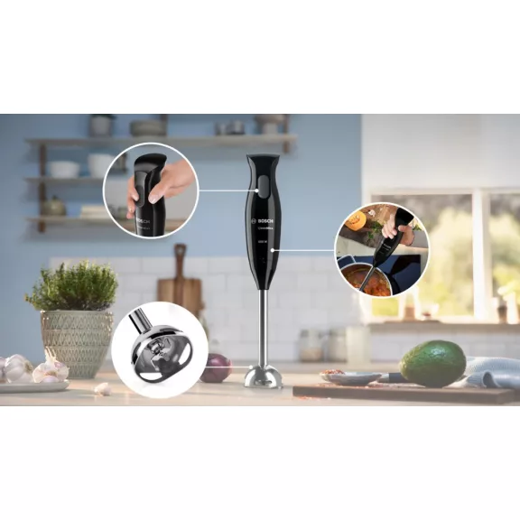 BOSCH MSM2650B Botmixer | CleverMixx | 600 W | Fekete/antracit
