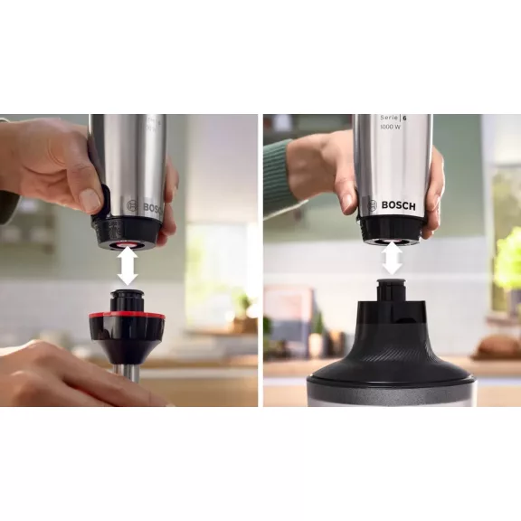 BOSCH MSM6M633 Serie|6 Botmixer | ErgoMaster | 1000 W | Nemesacél/fekete