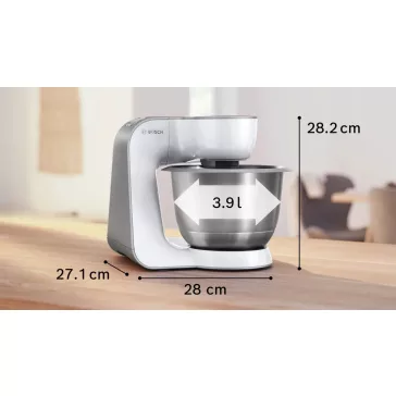   BOSCH MUM58200 Konyhai robotgép | MUM5 | 1000 W | Fehér/ezüst