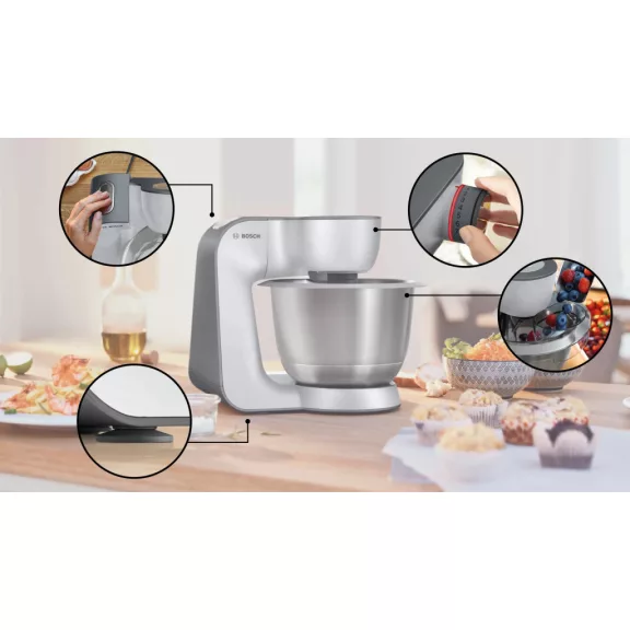 BOSCH MUM58251 Konyhai robotgép | MUM5 | 1000 W | Fehér/ezüst