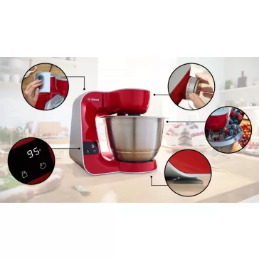 BOSCH MUM5X720 Konyhai robotgép | MUM5 | 1000 W | Vörös