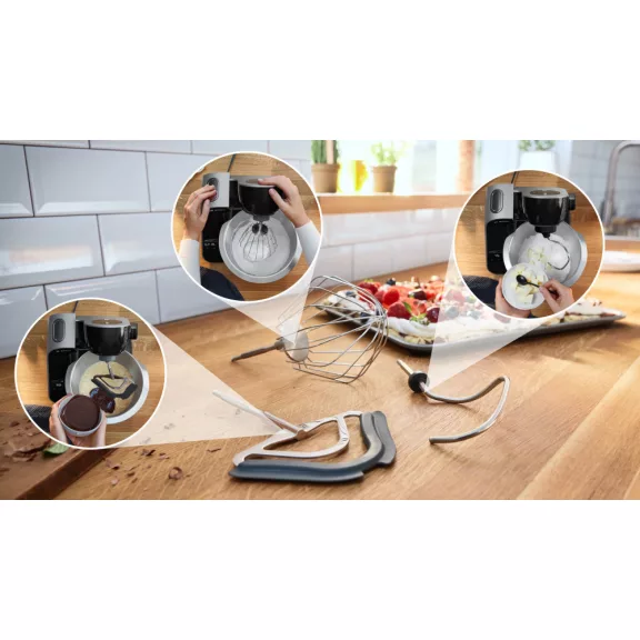 BOSCH MUM5XC4E Konyhai robotgép | MUM5 | 1000 W | Fekete