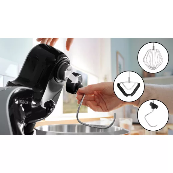 BOSCH MUM5XC4E Konyhai robotgép | MUM5 | 1000 W | Fekete