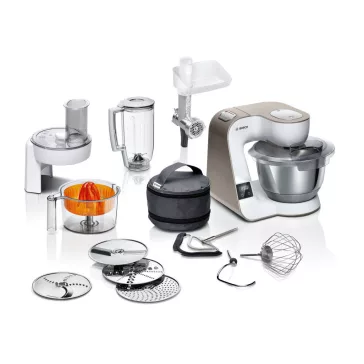  BOSCH MUM5XW40 Konyhai robotgép | MUM5 | 1000 W | Fehér/pezsgő