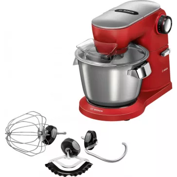   BOSCH MUM9A66R00 Konyhai robotgép | OptiMUM | 1600 W | Piros/ezüst