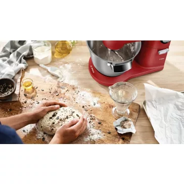   BOSCH MUM9A66R00 Konyhai robotgép | OptiMUM | 1600 W | Piros/ezüst