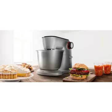   BOSCH MUM9B34S27 Konyhai robotgép | OptiMUM | 1400 W | Ezüst/fekete