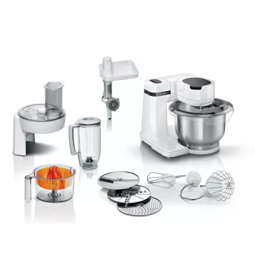   BOSCH MUMS2EW40 Konyhai robotgép | MUM Serie 2 | 700 W | Fehér/fehér