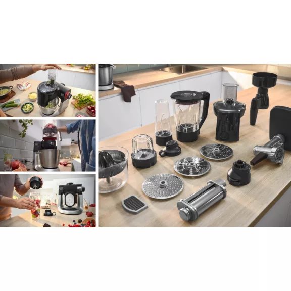 BOSCH MUMS6ZS17 Serie|6 Konyhai robotgép | MUM | 1600 W | Fekete/inox