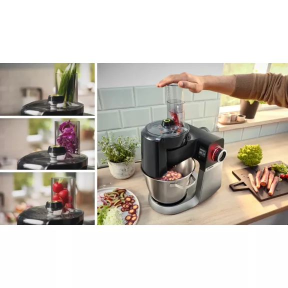 BOSCH MUMS6ZS23D Serie|6 Konyhai robotgép | MUM | 1600 W | Fekete/inox