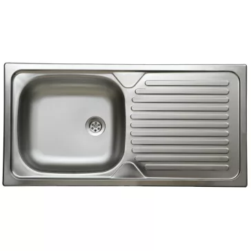   LIVINOX 142 natúr rozsdamentes acél mosogató, 860 x 435 mm