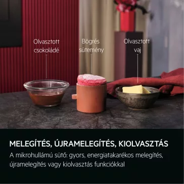   AEG OMB6G261TT Beépíthető mikrohullámú sütő | 21l | Fekete