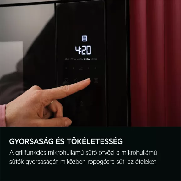 AEG OMB6G261TT Beépíthető mikrohullámú sütő | 21l | Fekete