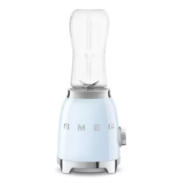   SMEG KOMPAKT TURMIXGÉP, retro, világoskék - Extra palackkal