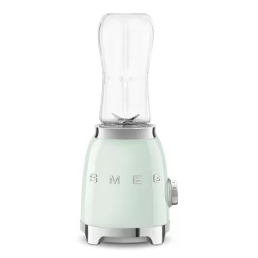   SMEG KOMPAKT TURMIXGÉP, retro, világoszöld - Extra palackkal